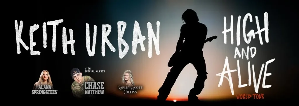 Keith Urban at Credit One Stadium